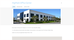 Desktop Screenshot of highparkoffices.com